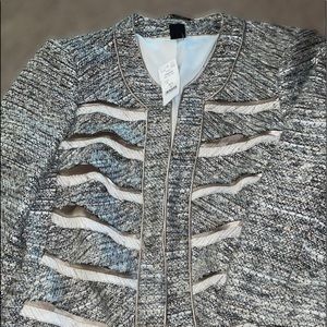 Tweed sz 4 jacket White House Black Market